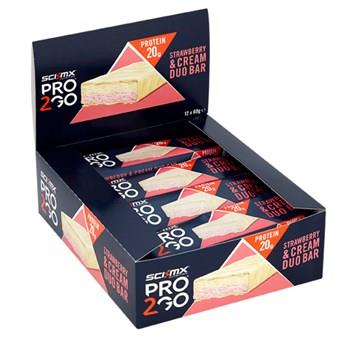 SCI-MX NUTRITION PRO 2GO DUO PROTEIN BAR 12 ADET