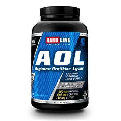 AOL (Arginine-Ornithine-Lysine)  Hardline Nutrition Hardline Aol 120 Kapsül