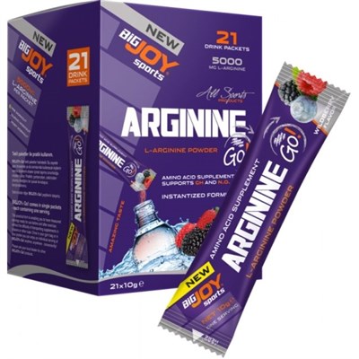 L-Arginine (L-Arjinin)  Bigjoy Sports Bigjoy Sports Arginine Go 21 Paket