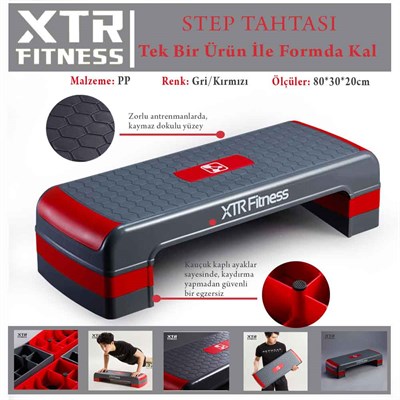 Mekik Sehpası  XTR Fitness XTR Fitness Ayarlanabilir Step Tahtası