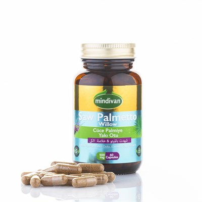 Vitamin Ve Mineraller  Mindivan Saw Palmetto+ Willow 60 Kapsül