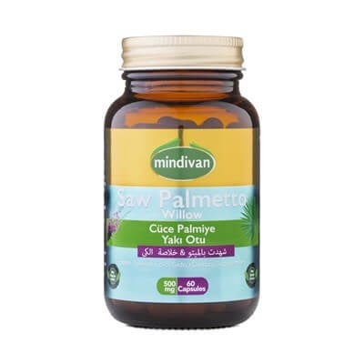 Vitamin Ve Mineraller  Mindivan Saw Palmetto+ Willow 60 Kapsül